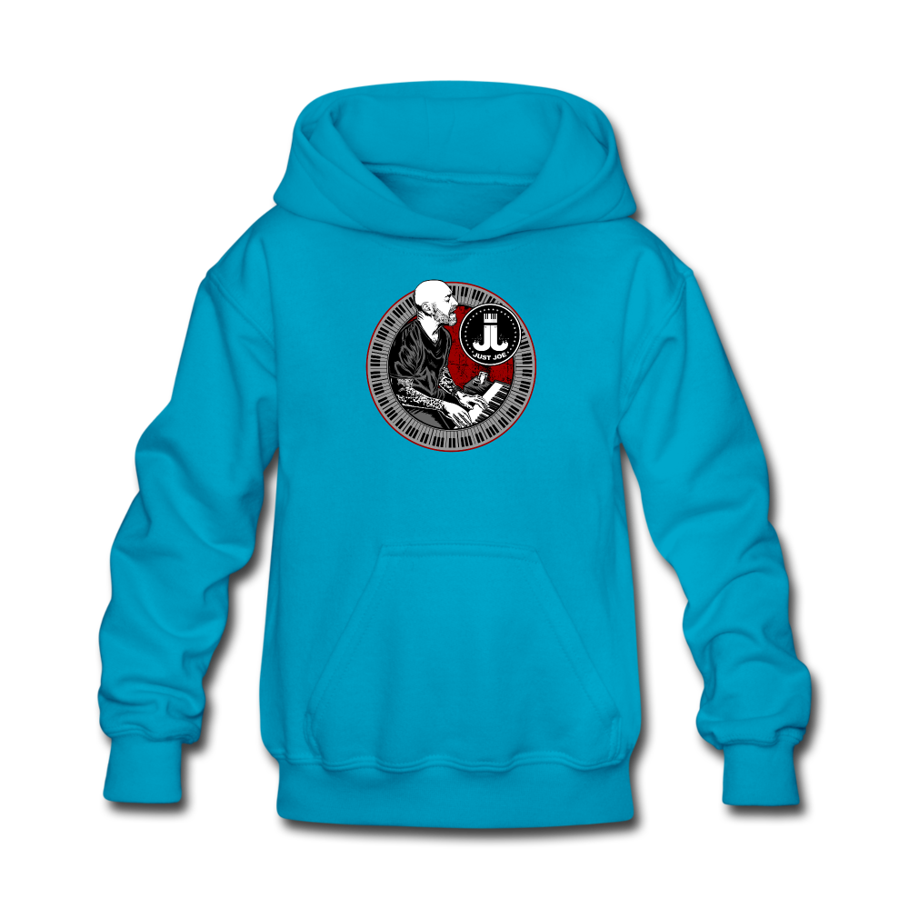 Just Joe Kids' Tour Hoodie - turquoise