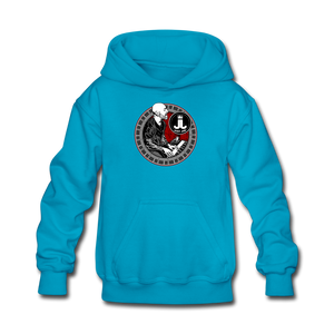 Just Joe Kids' Tour Hoodie - turquoise